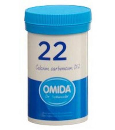 OMIDA SCHÜSSLER NO22 CALCIUM CARBONICUM TABL D 12 DS 100 G
