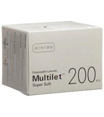 MULTILET SUPER SOFT LANZETTEN FÜR MULTI LANCET 200 STK