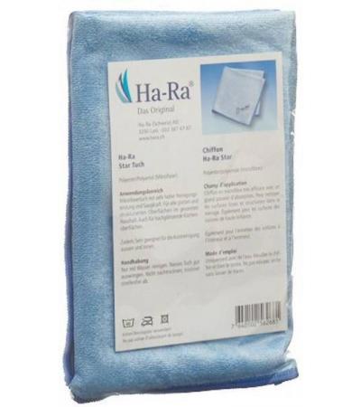 HA-RA STAR TUCH 40/40CM UMRANDUNG BLAU