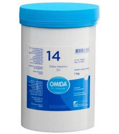 OMIDA SCHÜSSLER NO14 KALIUM BROMATUM TABL D 12 DS 1000 G