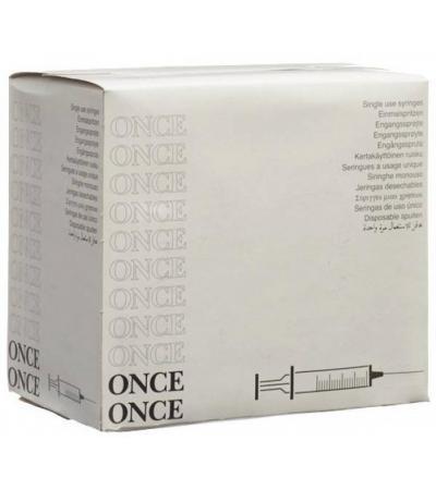 ONCE EINMALSPRITZE 20ML LUER 50 STÜCK