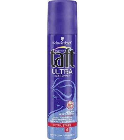 TAFT HAIRSPRAY ULTRA STRONG MINI AEROSOL SPRAY 75 ML