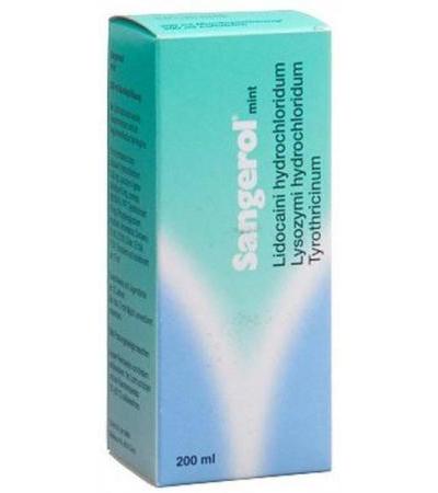 SANGEROL MUNDSPÜLLÖSUNG MINT OHNE ZUCKER 200 ML