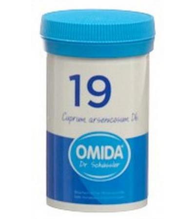 OMIDA SCHÜSSLER NO19 CUPRUM ARSENICOSUM TABL D 6 DS 100 G