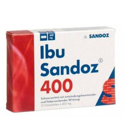 IBU SANDOZ 400 10 FILMTABLETTEN À 400 MG