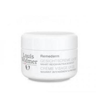 LOUIS WIDMER REMEDERM GESICHTSCRÈME UV20 NON PARFUMÉ, 50ML