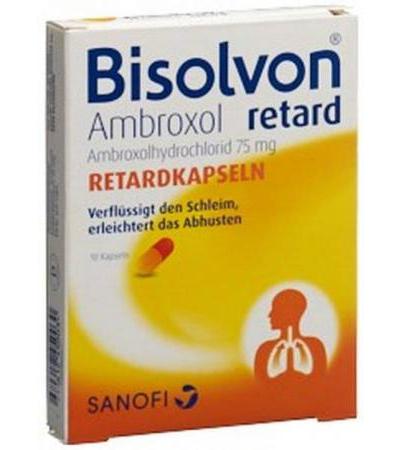 BISOLVON AMBROXOL RET KAPS 75 MG 10 STK