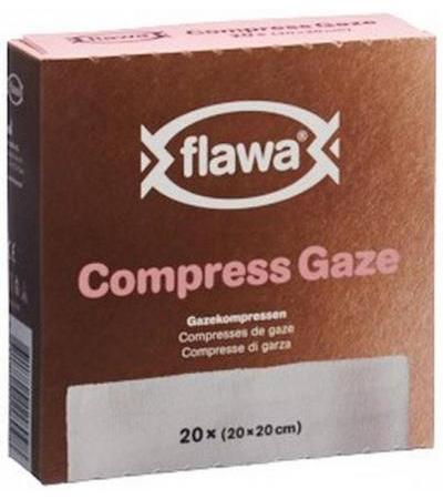 FLAWA GAZEKOMPR TYP 24 20X20CM STERILISIER 20 STK