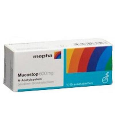 MUCOSTOP BRAUSETABL 600 MG 10 STK