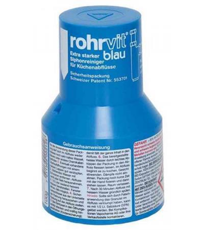 ROHRVIT ABLAUFREINIGER GRAN BLAU 100 G - UN-1824