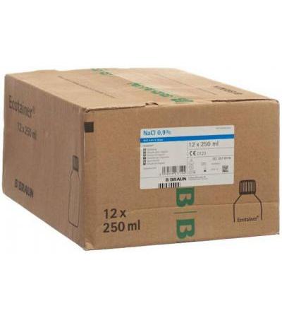 NACL BRAUN SPÜLLÖSUNG 0.9 % WEST 12 ECOTAINER 250 ML