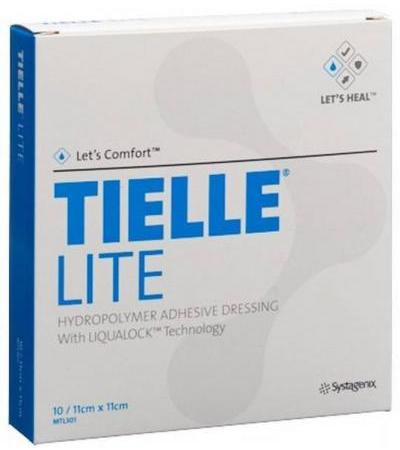 TIELLE LITE SCHAUMVERBAND MIT EMA FOLIE 11X11CM 10 BTL