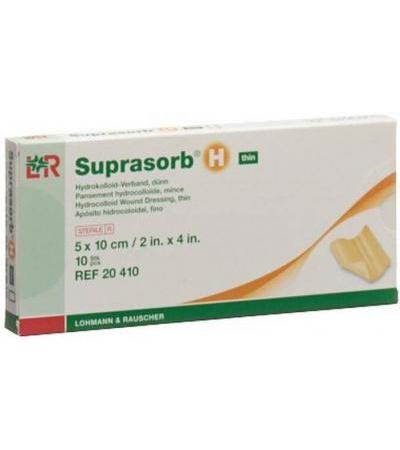 SUPRASORB H DÜNN HYDROKOLLOID VERBAND 5X10CM 10 STK
