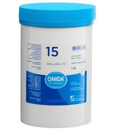 OMIDA SCHÜSSLER NO15 KALIUM JODATUM TABL D 12 DS 1000 G