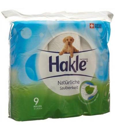 HAKLE NATÜRLICHE SAUBERKEIT TOILETTENPAPIER FSC 9 STK