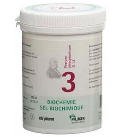 PFLÜGER SCHÜSSLER NR3 FERR PHOS TABL D 12 250 G