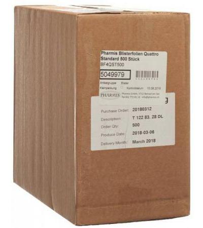 PHARMIS BLISTERFOLIEN QUATTRO STANDARD 500 STK