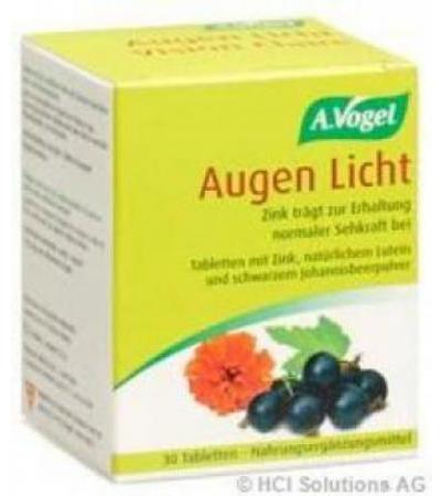 VOGEL AUGEN LICHT TABLETTEN GLAS 30 STÜCK