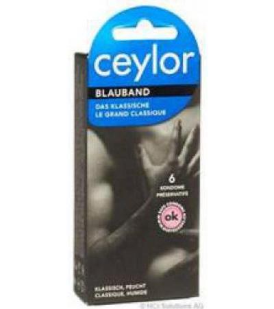 CEYLOR BLAUBAND PRÄSERVATIV MIT RESERVOIR 6 STÜCK