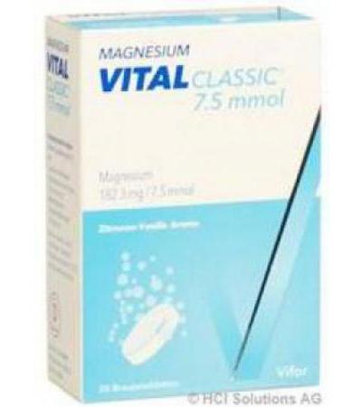 MAGNESIUM VITAL CLASSIC 7.5 MMOL 20 BRAUSETABLETTEN