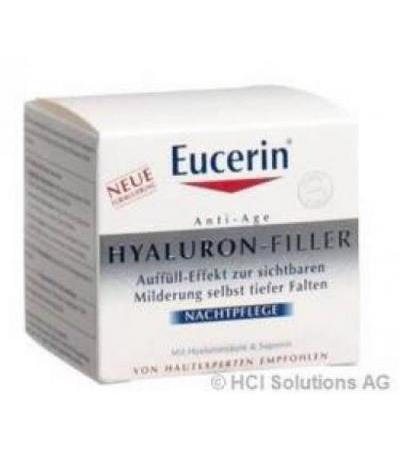 EUCERIN HYALURON-FILLER NACHT TROCKENE HAUT TOPF 50 ML