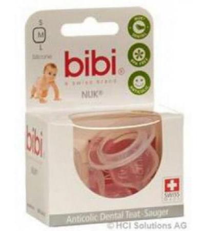 BIBI SAUGER DENTAL SILIKON FÜR MILCH DUO