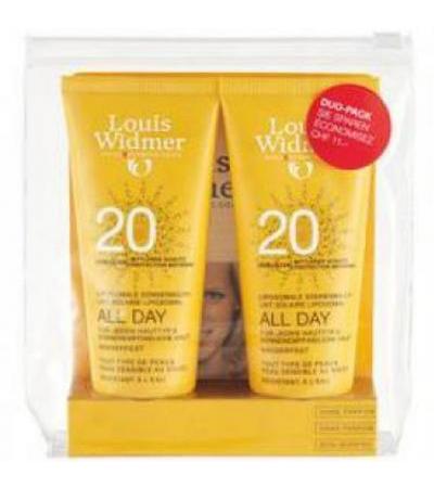 LOUIS WIDMER SOLEIL ALL DAY 20 DUO NON PARFUMÉ 2 X 100 ML