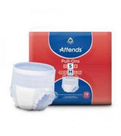 ATTENDS PULL ONS 5 M 18 STK