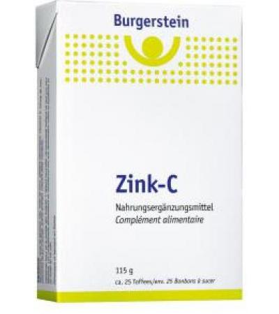 Бургерштейн Цинк-C 115 грамм ириски