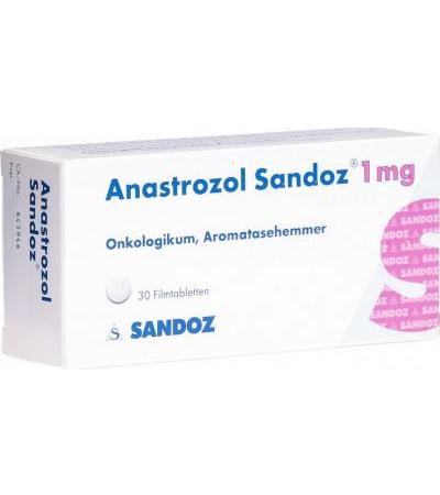 Анастрозол Сандоз 1 мг 30 таблеток покрытых оболочкой