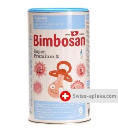 Бимбосан супер премиум 2 молочная смесь второго уровня банка 400 грамм