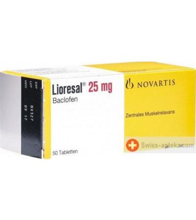 Лиорезал 25 мг 50 таблеток