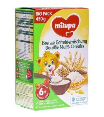 Mилупа каша злаковая смесь после 6 месяцев 450 грамм